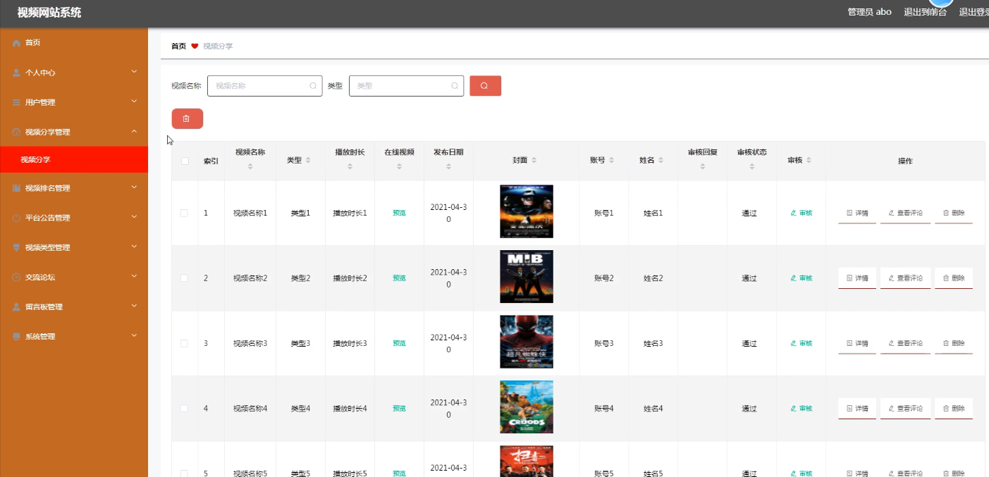 SpringBoot视频网站系统设计与实现 - 幽络源