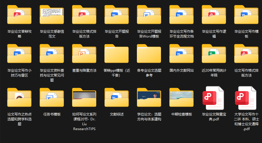 论文通关模板大合集 | 毕业论文写作全流程资料下载 - 幽络源