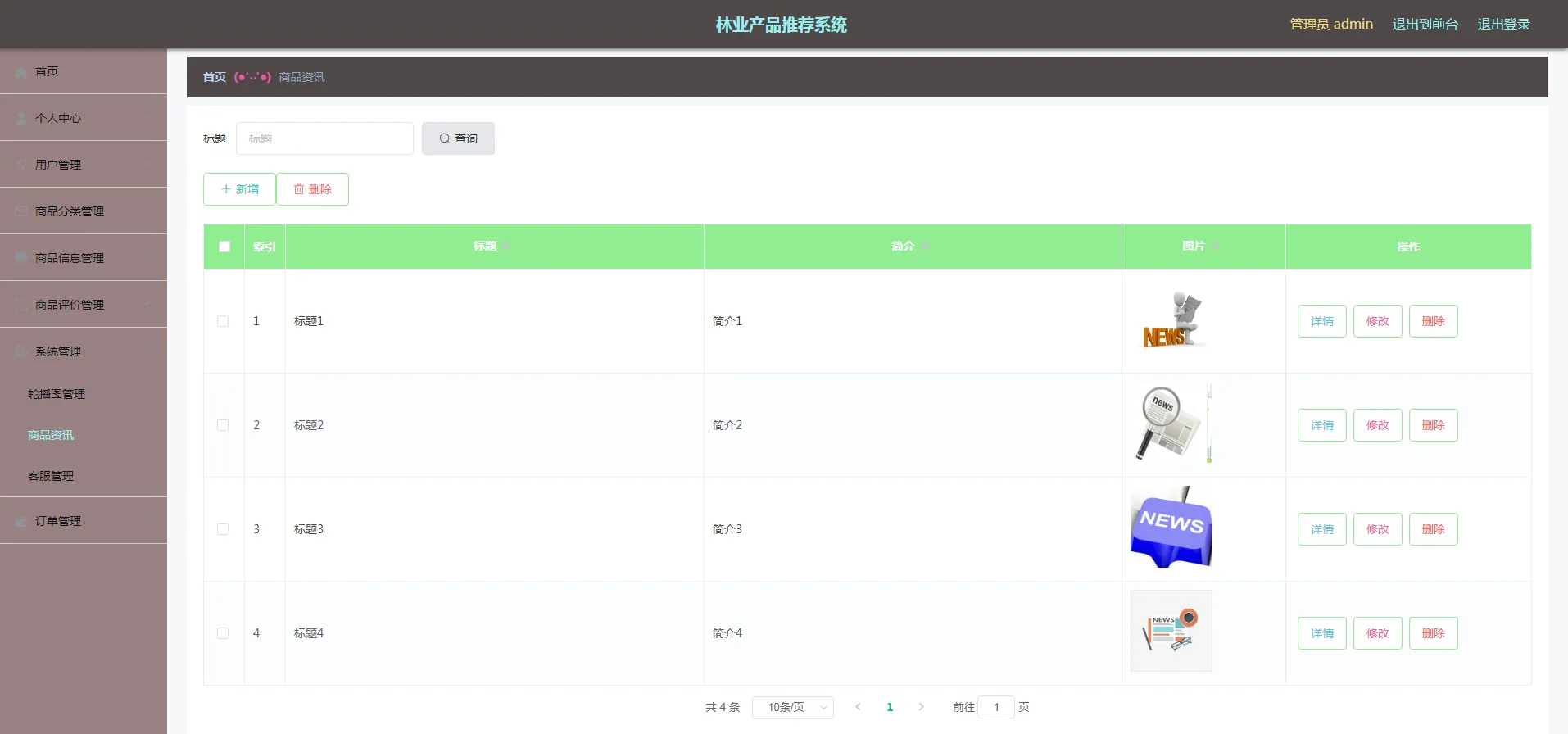 SpringBoot+Vue林业产品推荐系统源码 | 农村电商毕设 | 幽络源